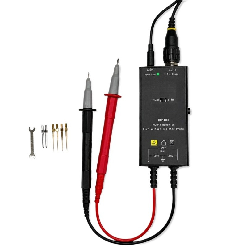High Voltage Differential Probe 100Mhz 1300V - Sonda Differenziale Isolata ad Alta Tensione
