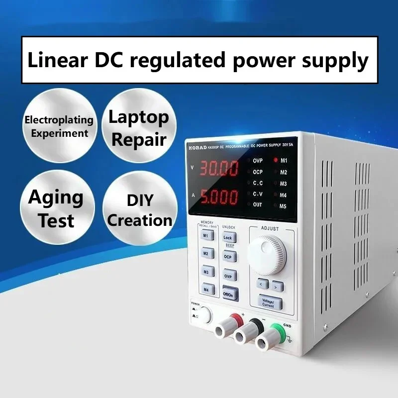 Programmable Linear Dc Power Supply 30V 10A - Alimentatore DC Regolato Lineare 30V 60V