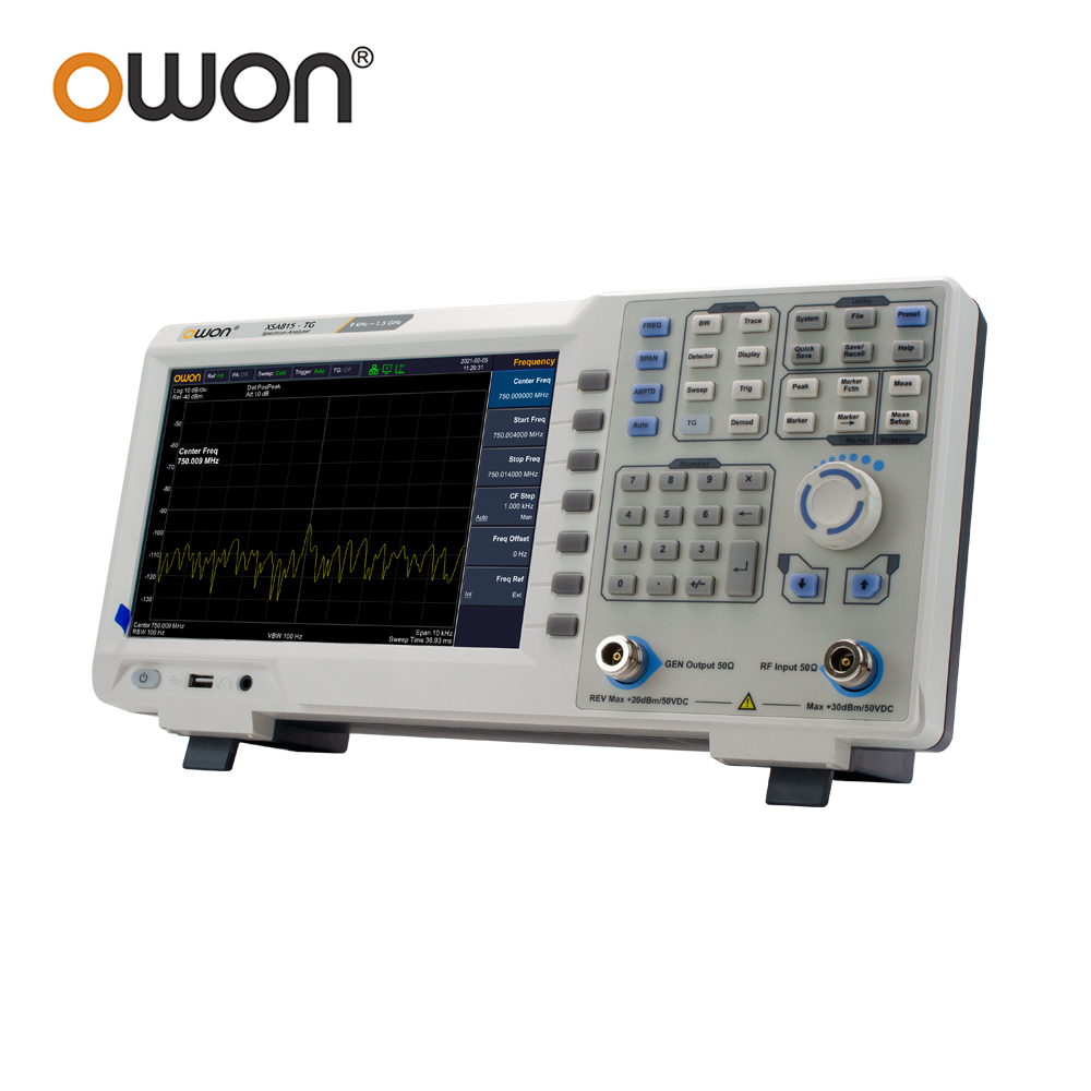 Spectrum Analyzer Tracking Generator 1.5Ghz - Analizzatore di Spettro Digitale OWON XSA815TG