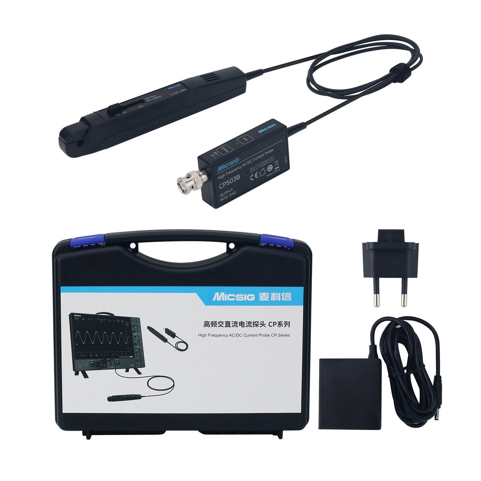 Micsig CP503B 50 MHz 5A/30A So - Current Probe Ac Dc 50Mhz Oscilloscope recensione e prezzo