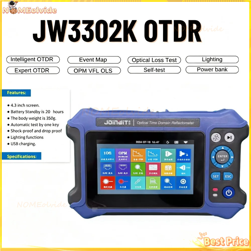 Joinwit JW3302K 28Db/26Db SM 1 - Optical Time Domain Reflectometer Otdr 1310 1550Nm recensione e prezzo