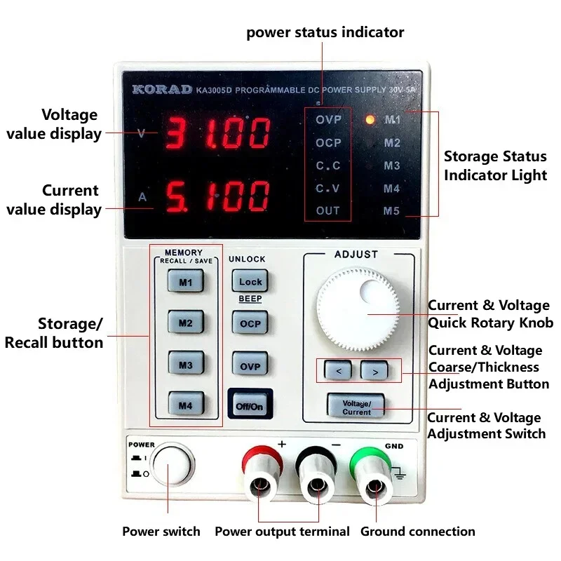 Alimentatore DC Regolato Linea - Programmable Linear Dc Power Supply 30V 10A recensione e prezzo