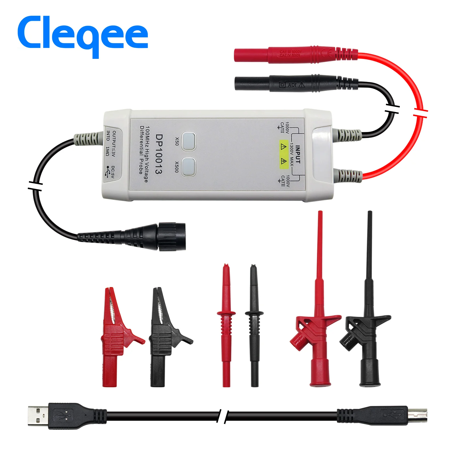 Cleqee 1300V 100MHz Oscillosco - High Voltage Differential Probe 100Mhz 1300V recensione e prezzo