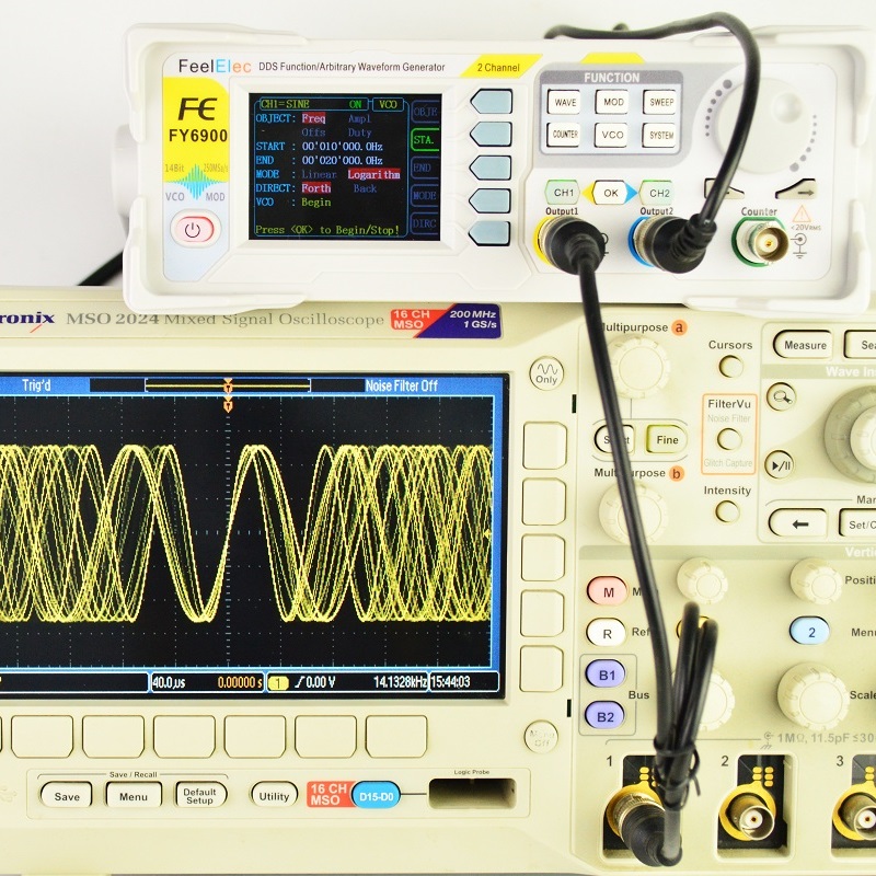 Feelelec FY6900 Generatore di  - Dual Channel Arbitrary Waveform Function Generator 60Mhz recensione e prezzo