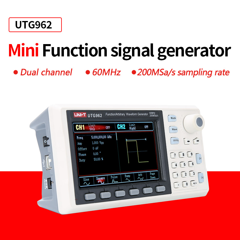 UNI-T UTG932E UTG962E generato - Dual Channel Arbitrary Waveform Function Generator 60Mhz recensione e prezzo