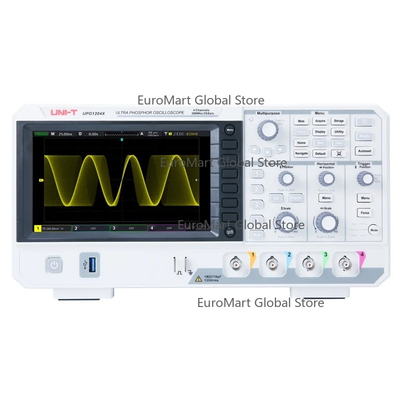 Oscilloscopio Digitale UPO1104 - Digital Storage Oscilloscope 4 Channel 100Mhz recensione e prezzo